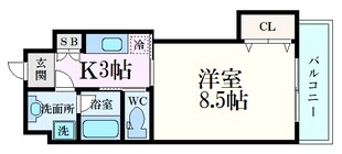 Lutella皆実町の物件間取画像